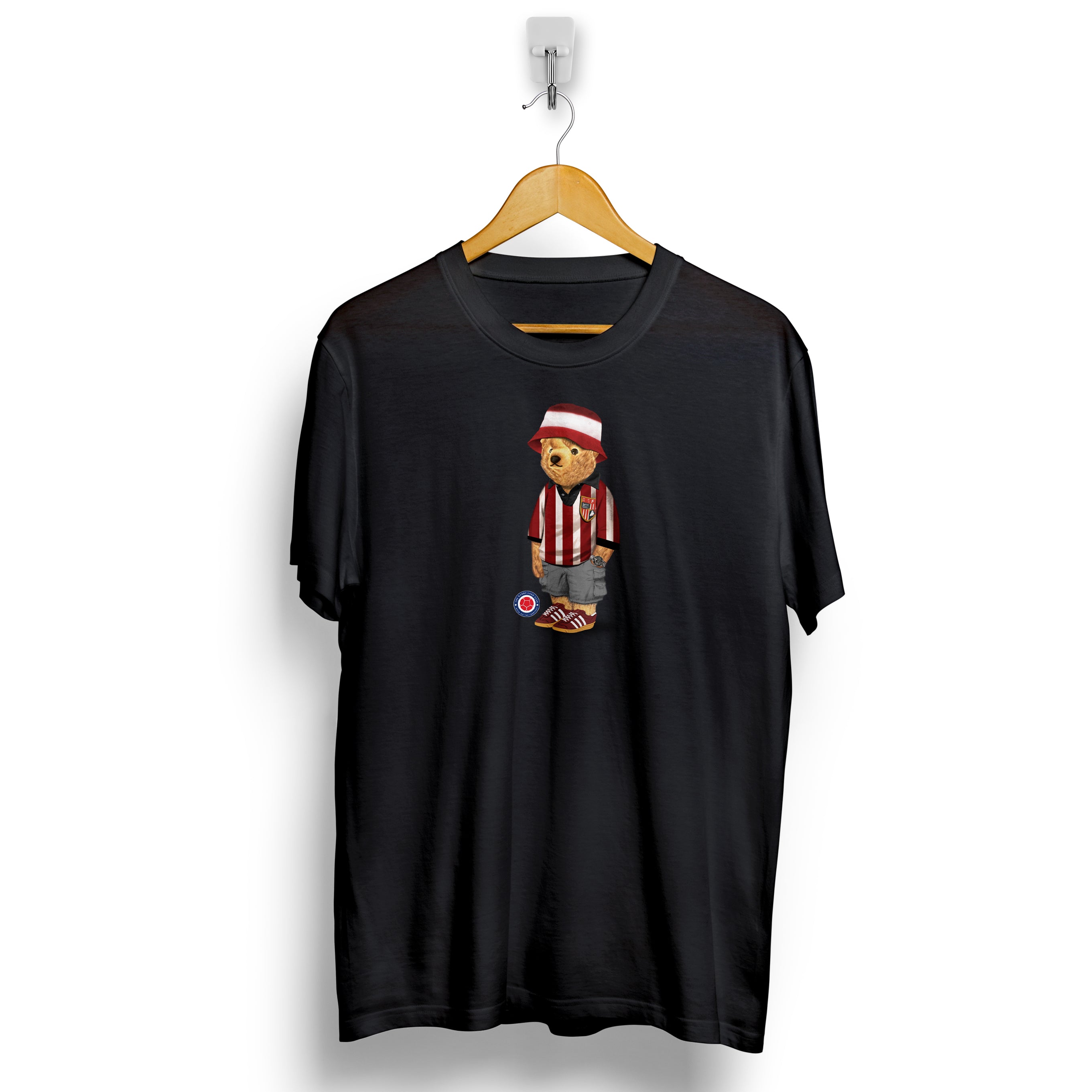 Stoke Retro Kit Casual Bear Football Awaydays T Shirt