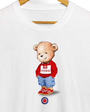 Stoke Casual Bear Football Awaydays T Shirt