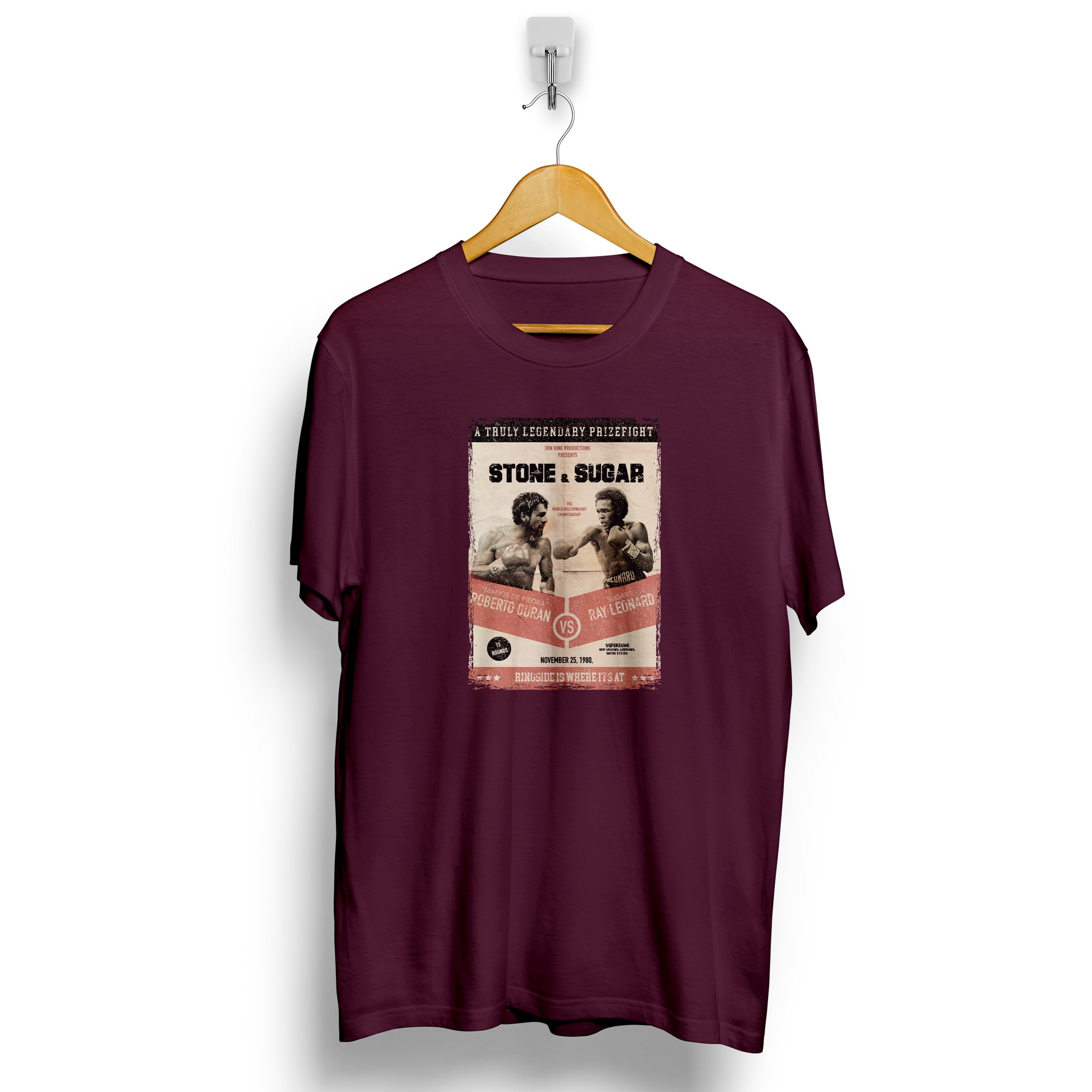 Retro Duran Vs Leonard Boxing Poster T Shirt