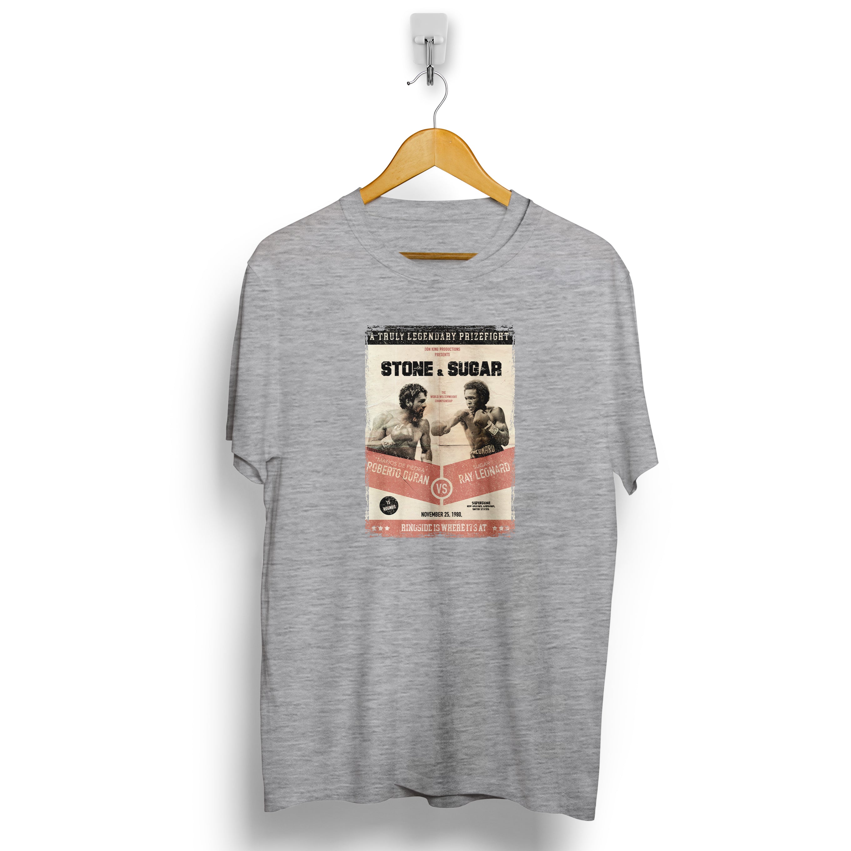 Retro Duran Vs Leonard Boxing Poster T Shirt