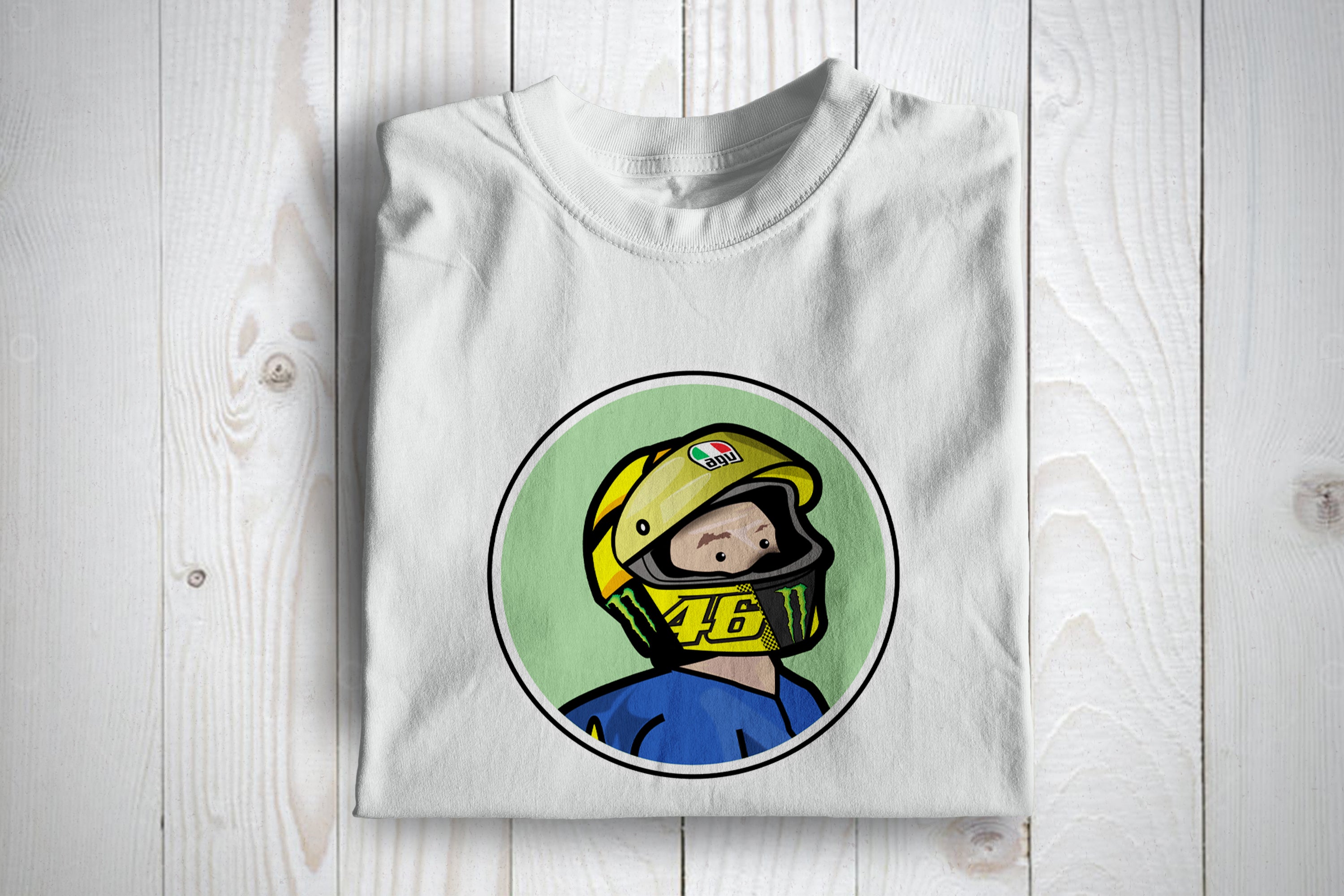 Moto GP T Shirt Valentino Rossi Inspired