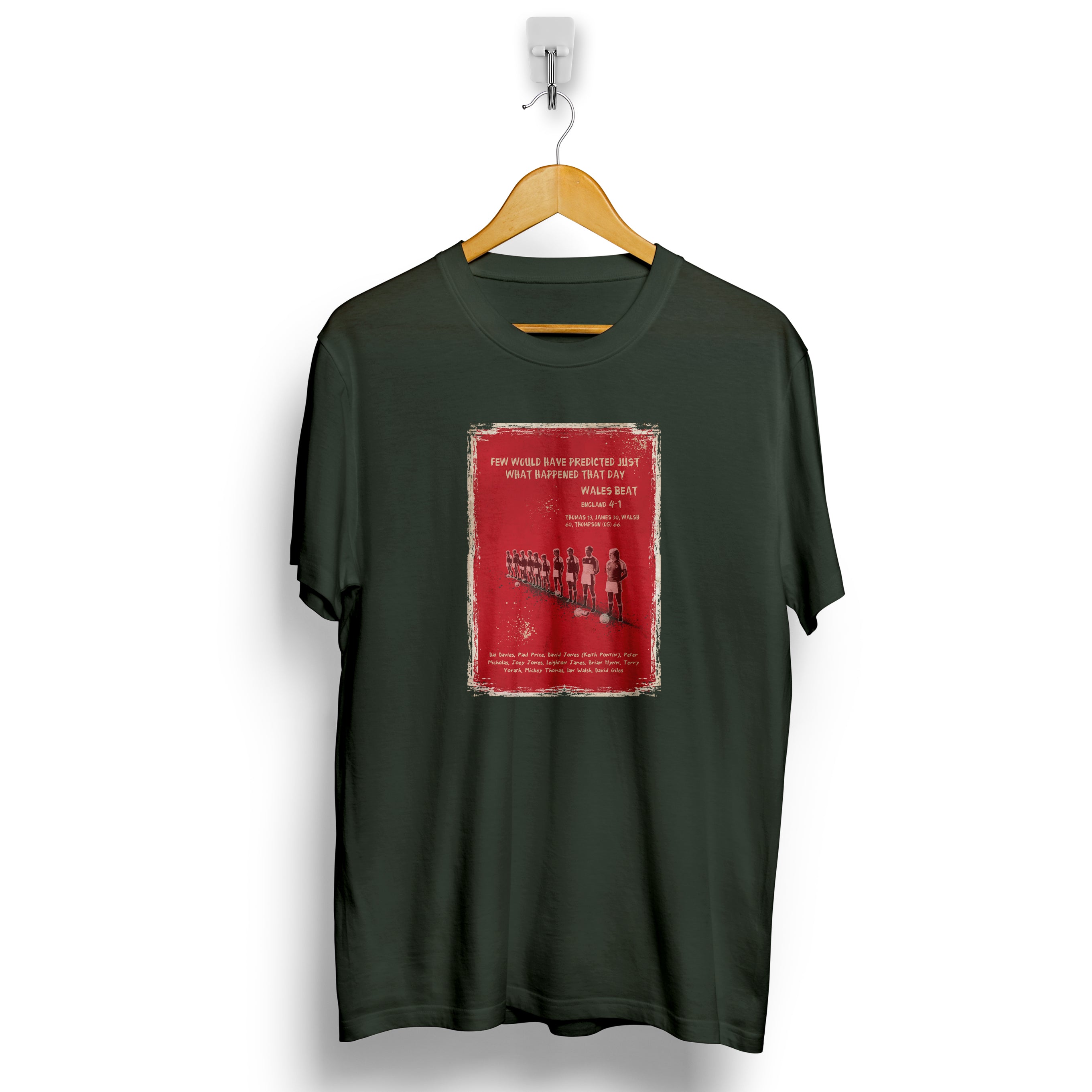 Wales 80s Footbal Awaydays T Shirt