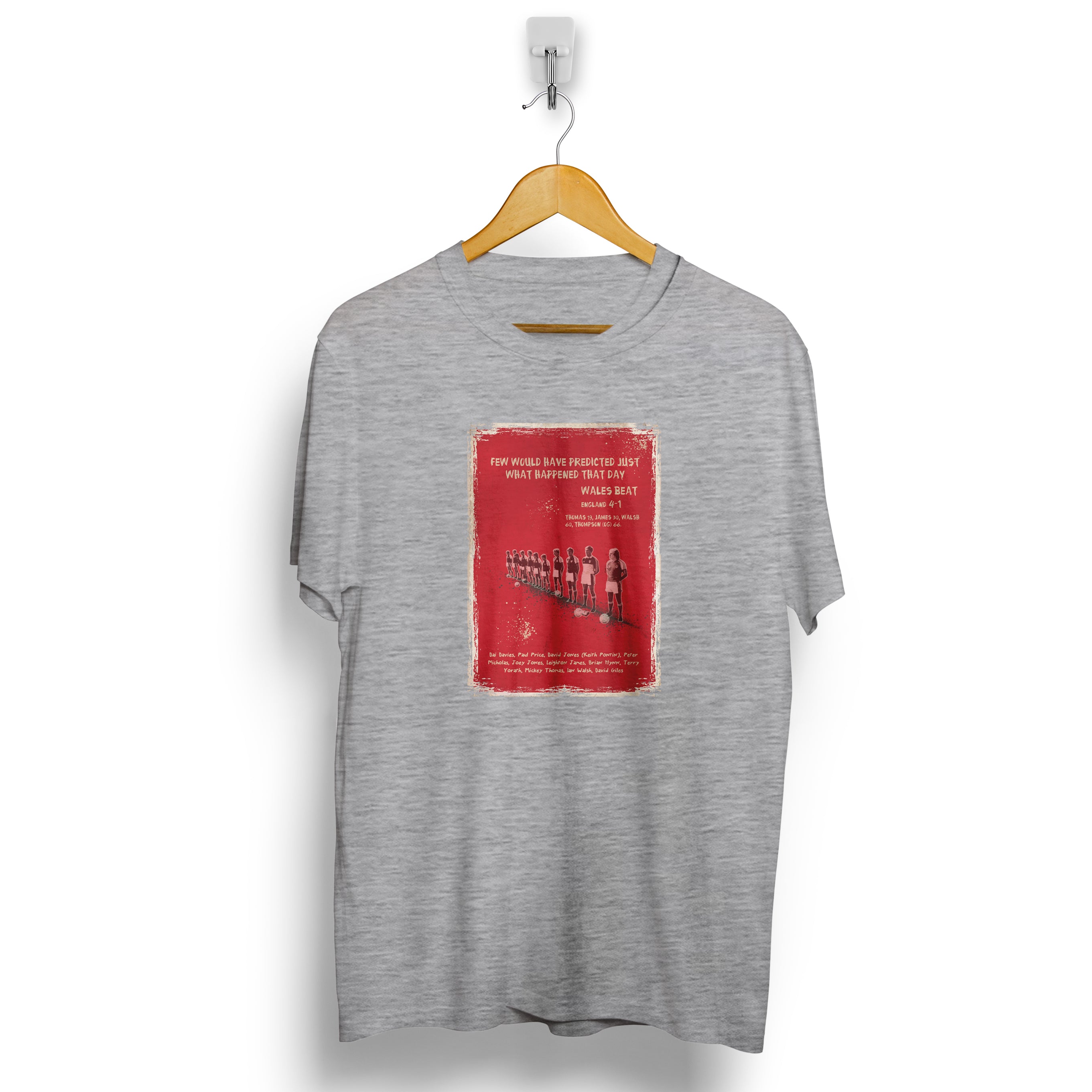 Wales 80s Footbal Awaydays T Shirt