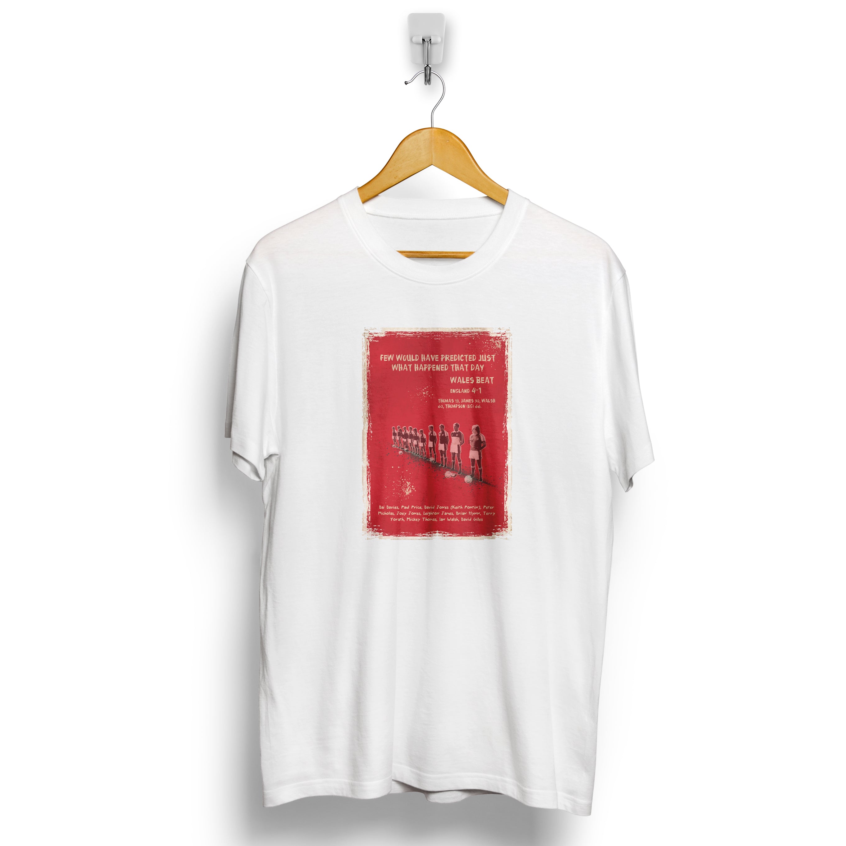 Wales 80s Footbal Awaydays T Shirt