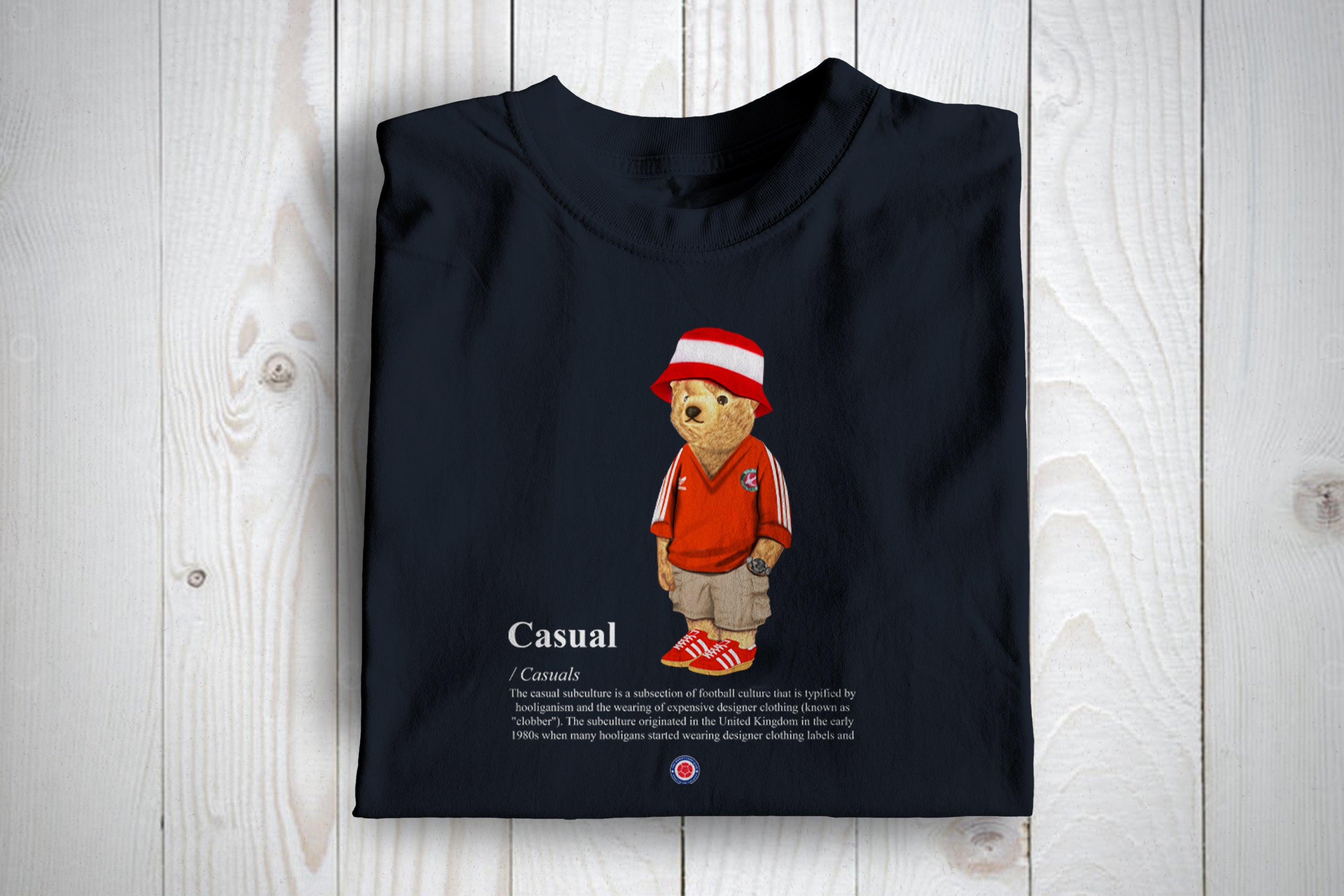 Walsall Casual Bear Football Casuals Awaydays T Shirt