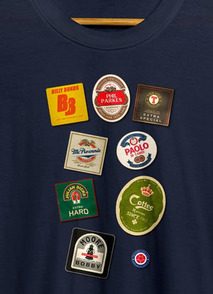 Hammers Legends Beer Mats Awaydays T Shirt